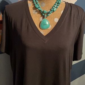 Dark Grey T shirt type shirt Size XL